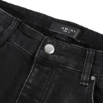 Amiri Distressed Embroidered Logo Jean - Image 15