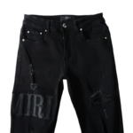 Amiri Men’s Distressed Skinny black Jean - Image 9