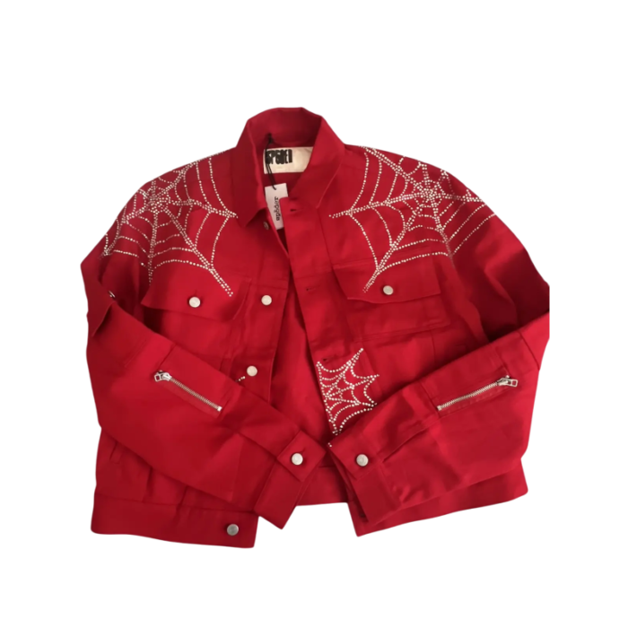 Sp5der Denim Jacket - Image 1