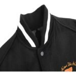 Black VLONE Baseball Bomber Jacket - Image 3