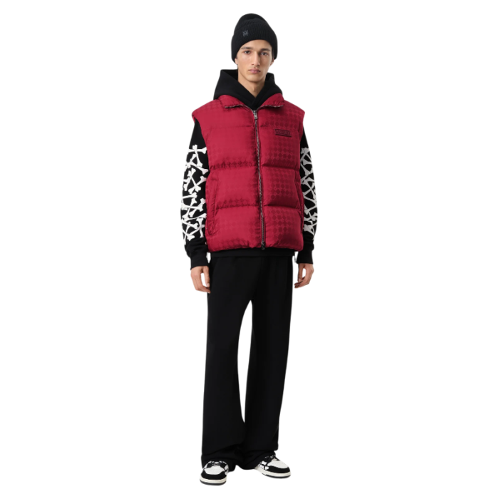 MA QUAD JACQUARD DOWN GILET - Image 7