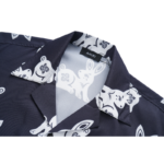 Amiri Rabbit Print Silk Bowling Shirt - Image 3