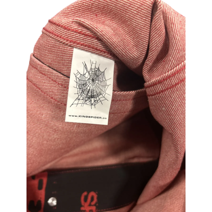 Sp5der 5ex AOP Denim Trucker Jacket - Image 5