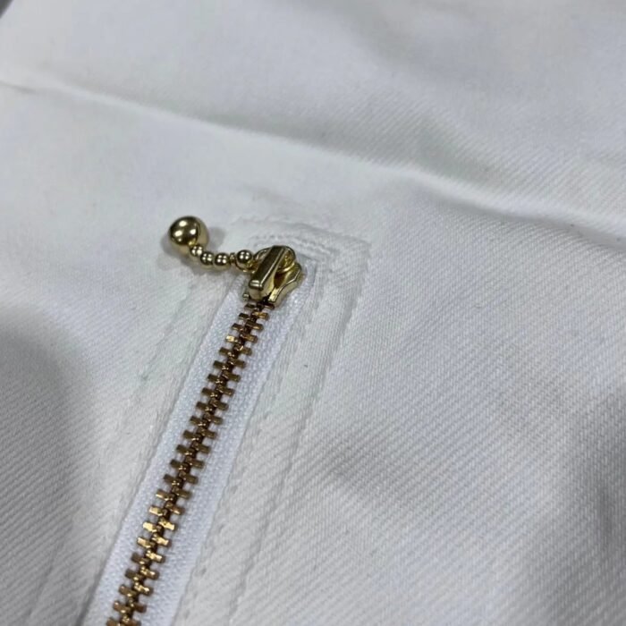 NEW VLONE WHITE ZIPPERED JEAN - Image 4