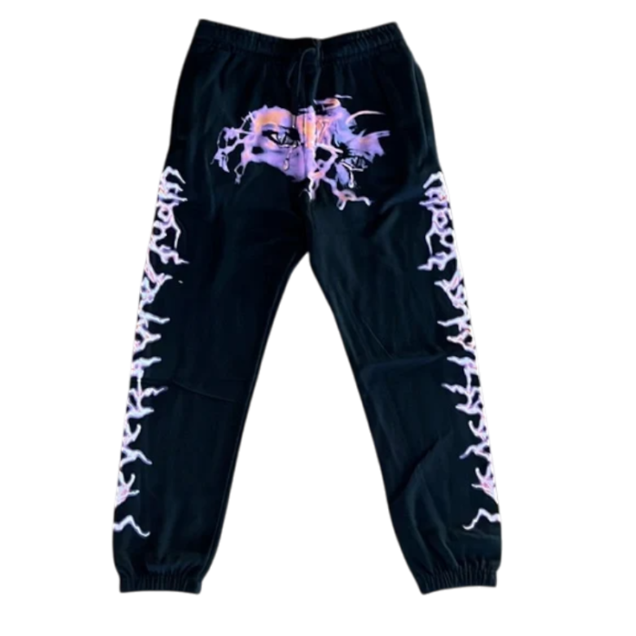 Vlone x Never Broke Again Eyes Sweatpants - Image 1