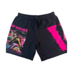 Pop Smoke x Vlone King Of NY Black Shorts