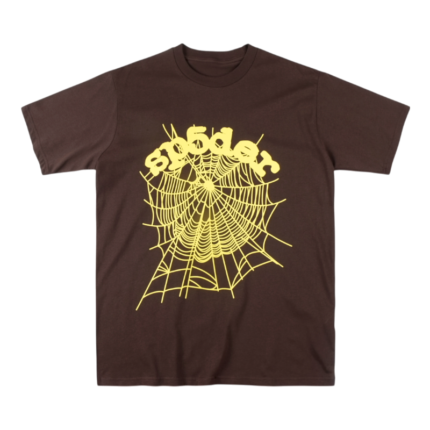 Sp5der OG Web Tee Brown