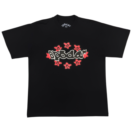 Sp5der Warped Tee Black