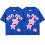 Sp5der Wordwide Star blue T-Shirt - Image 7