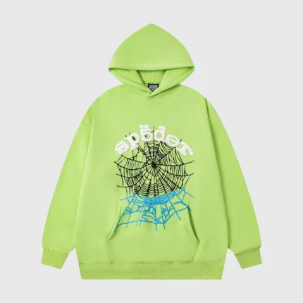 Sp5der OG Web V2 Hoodie Green