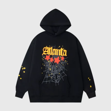 Sp5der Atlanta Star-Print Hoodie