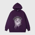 Sp5der Web Hoodie In Purple