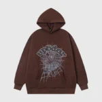 Sp5der OG Web V2 Hoodie "Brown"
