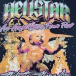 Hellstar Angel Born Fire T-shirt - Image 3