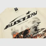 Hellstar x Post Malone Austin Tee 'Cream' - Image 6