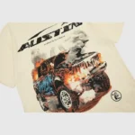 Hellstar x Post Malone Austin Tee 'Cream' - Image 7