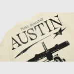 Hellstar x Post Malone Austin Tee 'Cream' - Image 9