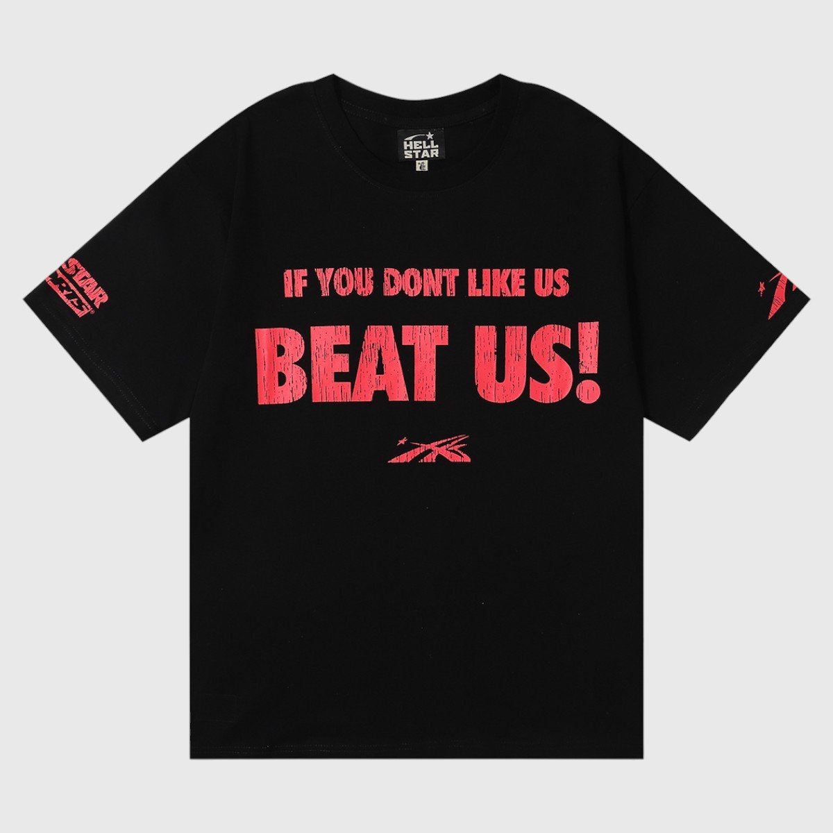 hellstar-beat-us-t-shirt-red-black.jpg Hellstar Beat Us! T-Shirt Red/Black - Image 1