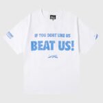 Hellstar Beat Us! T-Shirt White/Blue