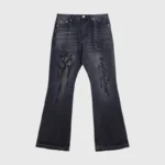 Hellstar Black Denim Flare Jeans