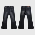 Hellstar Black Washed Denim Jeans - Image 3
