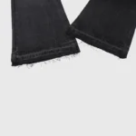Hellstar Black Washed Denim Jeans - Image 6