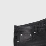Hellstar Black Washed Denim Jeans - Image 5