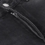 Hellstar Black Washed Denim Jeans - Image 7