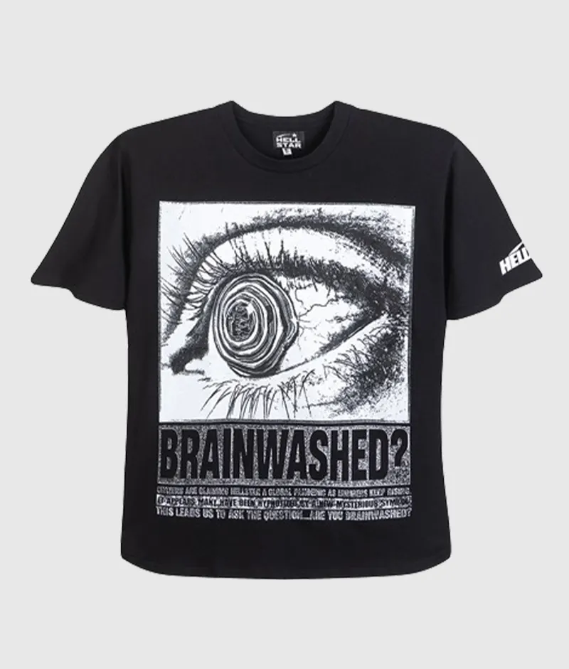 hellstar-brainwashed-graphic-black-t-shirt.webp Hellstar Brainwashed Black T-shirt - Image 1