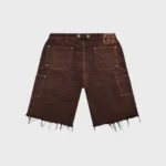 Hellstar Denim Shorts Brown - Image 2