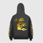 Hellstar With Crying Baby Graphic Hoodie black - Image 2