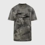 Hellstar H Cursive Logo Grey T-Shirt