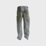 Hellstar Dirty Wash Carpenter Jeans Blue - Image 2