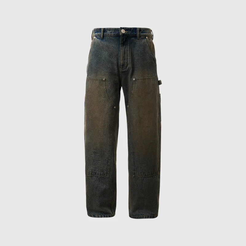 hellstar-dirty-wash-carpenter-jeans.webp Hellstar Dirty Wash Carpenter Jeans Pant - Image 1