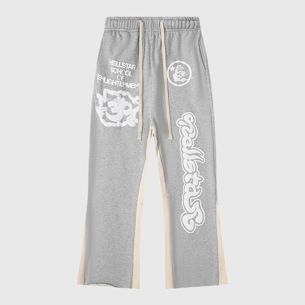 hellstar-enlightenment-grey-sweatpants.jpg Hellstar Enlightenment Sweatpants Grey - Image 1
