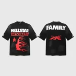 Hellstar Family Letter Printed T-Shirt - Image 9