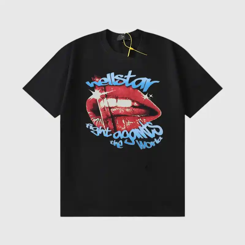hellstar-fight-against-the-world-black-t-shirt-front-view.webp Hellstar Fight Against The World T- Shirt Black - Image 1