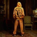 Hellstar Fire Orange Closed Elastic Bottom Sweatpants - Image 13
