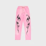 Hellstar Flame Sweatpants Pink