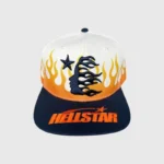 Hellstar Flame Vintage Snapback Hat