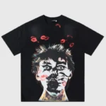 Hellstar French Kisses Print T-Shirt - Image 3