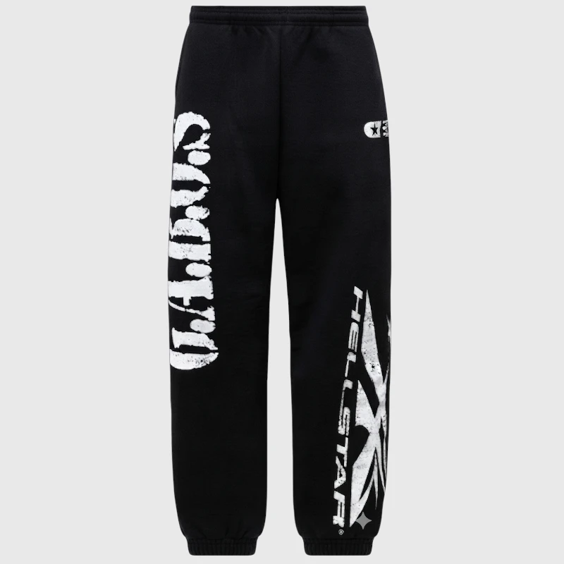 hellstar-g-a-b-o-s-black-pant-front-view.webp Hellstar G.A.B.O.S Black Pant - Image 1