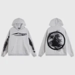 Hellstar Graffiti Print Hoodie - Image 3