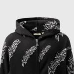 Hellstar Graffiti-Print Zip-Up Hoodie - Image 5
