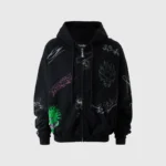 Hellstar Graffiti Zip-Up Hoodie