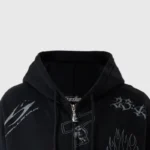 Hellstar Graffiti Zip-Up Hoodie - Image 4