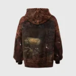 Hellstar H Star Graffiti Print Hoodie - Image 2