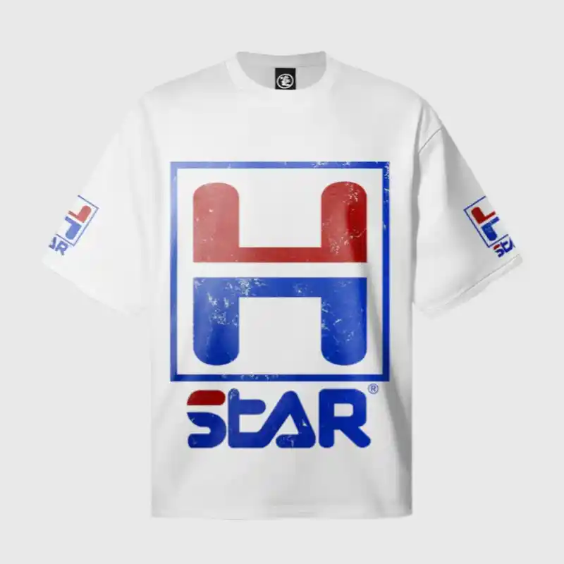hellstar-hstar-retro-white-t-shirt-front-view.webp Hellstar HStar Retro T-Shirt - Image 1