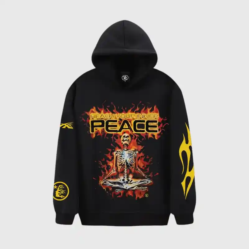 hellstar-inner-peace-fire-hoodie-front.webp Hellstar Inner Peace Fire Hoodie - Image 1