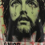 Hellstar Jesus Off White T-Shirt - Image 3